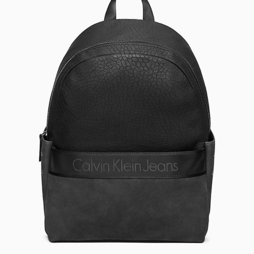 Calvin Klein pebble black backpack
